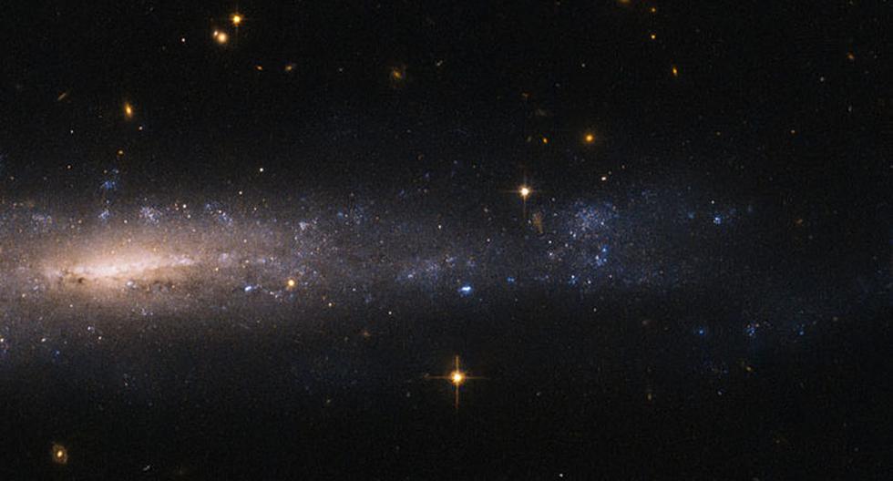 Galaxia escondida. (Foto: ESA/Hubble & NASA, Acknowledgement: Judy Schmidt)