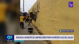 Chorrillos: denuncian uso de recursos públicos a favor del hijo del alcalde
