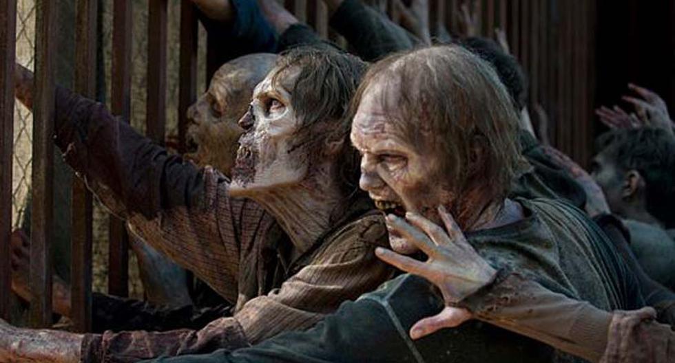Zombis fuera de Alexandría en 'The Walking Dead' (Foto: AMC)