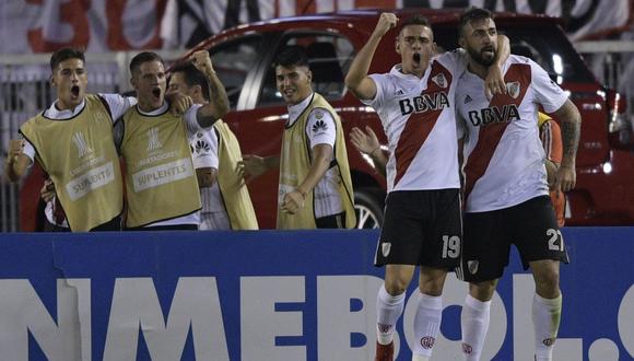 Con doblete de Pratto (12', 50') y goles de Borré ( de penal a los 29') y Matías Suárez (82'), los Millonarios volvieron al triunfo en el torneo. (Foto: AFP)