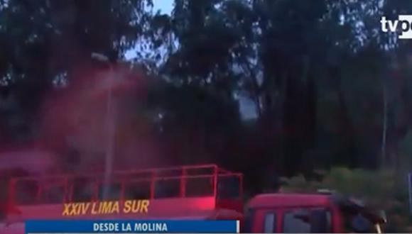 La emergencia se reportó a las 3:30 a.m. de este jueves. Foto: TV Perú Noticias