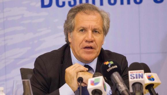 &quot;Estimo que existe una grave alteraci&oacute;n del orden constitucional&quot; y democr&aacute;tico en Venezuela, manifest&oacute; Luis Almagro. (Foto: AFP)