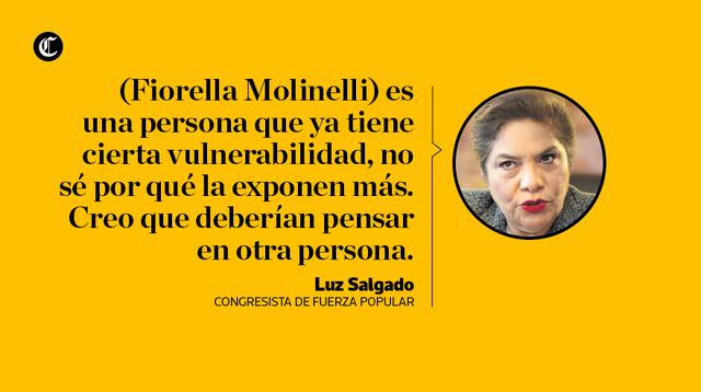 Congresistas de diversas bancadas se pronunciaron, algunos a favor y otros en contra, por la designación de Fiorella Molinelli como nueva ministra de Desarrollo e Inclusión Social. (Composición: El Comercio)