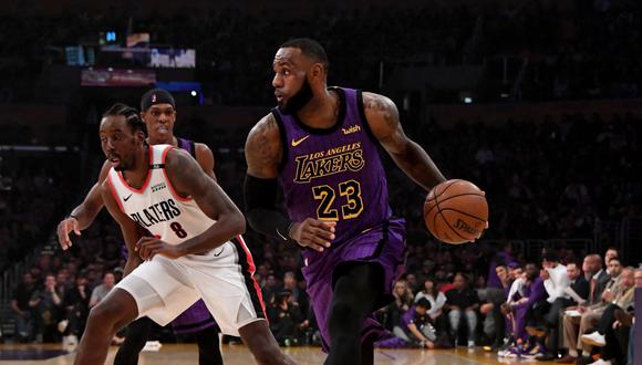 Los Angeles Lakers vs. Portland Trail Blazers EN VIVO vía ESPN: duelo con LeBron James por la NBA. (Foto: Reuters)