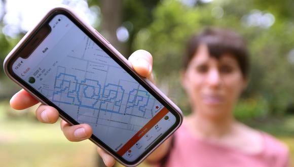 Gracias a una aplicación con GPS, ciclistas pueden dibujar en mapas lo que deseen. (Foto: Alessandro Currarino)