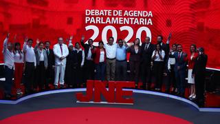 Elecciones 2020: ¿qué plantearon los candidatos durante el primer debate del JNE?