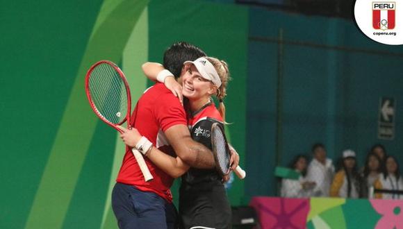 Sergio Galdós y Anastasia Iamachkine avanzaron a las semifinales de Lima 2019. (Foto: @COP_Peru)