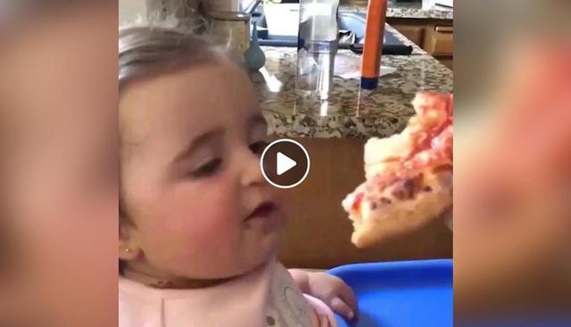 Así reaccionó esta pequeña luego de que sea 'traicionada' por su padre. | Facebook
