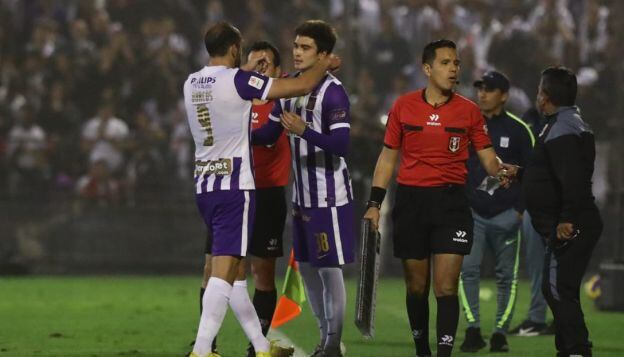 Juan Pablo Goicochea debutó en Alianza Lima reemplazando a Hernán Barcos. (Foto: Jesús Saucedo / GEC)