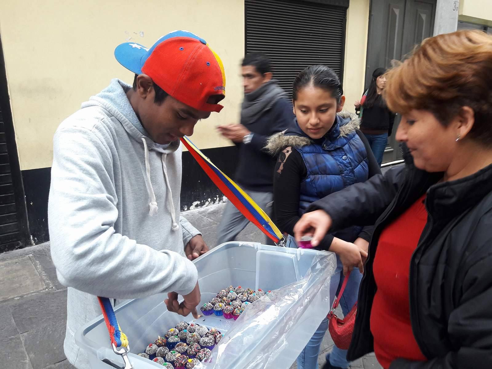 Venezolanos en Jirón de la Unión