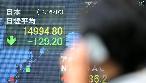 Bolsas de Asia cayeron en última jornada de la semana