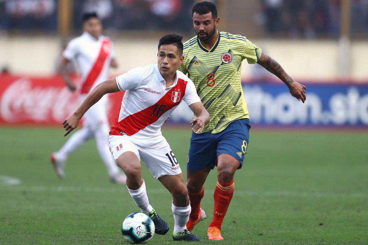 Jesús Pretell debutó con la selección peruana ante Colombia. (Foto: FPF)