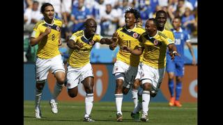 Colombia vs. Grecia: las imperdibles imágenes a ras del campo