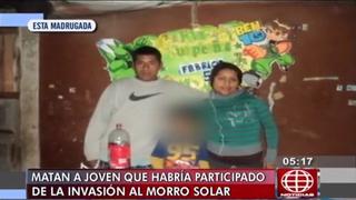 Morro Solar: matan a sujeto implicado en invasión en Chorrillos