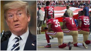 Para Trump, jugadores que no respetan el himno "no deberían estar en el país"