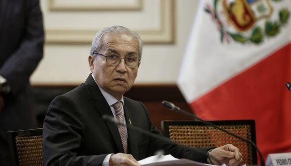 Pedro Chávarry, fiscal de la Nación. (Foto: Anthony Niño de Guzmán/ El Comercio)