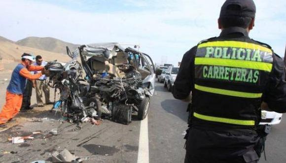 Huacho: tres muertos dejaron accidentes en Panamericana Norte