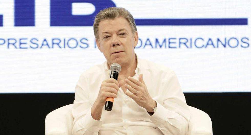 Juan Manuel Santos, presidente de Colombia. (Foto: EFE)