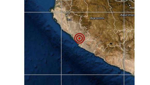 De acuerdo con el IGP, el epicentro de este movimiento telúrico se ubicó a 33 kilómetros al suroeste del distrito de Nazca, ubicado en la provincia del mismo nombre, en la región de Ica. (Foto: IGP)