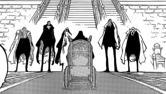 Im-Sama vuelve a ser partícipe del capítulo 1085 del manga de "One Piece". Esta vez le hará frente al rey Cobra. (Foto: Shueisha)