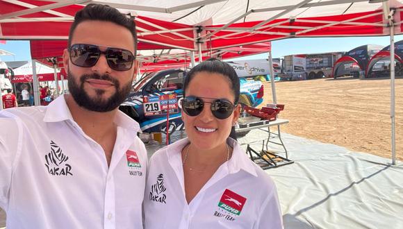 Ashley y ANdres ya disputan el Rally Dakar 2023. (Foto: Instagram)