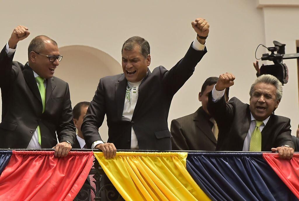 Jorge Glas was considered the right-hand man of former president Rafael Correa.  (GET IMAGES).