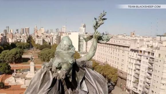YouTube: un dron pasea por los cielos de Buenos Aires [VIDEO]