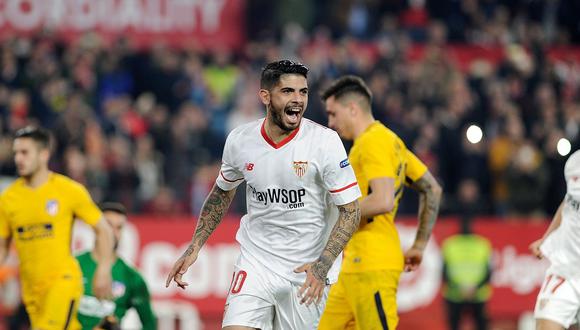 Sevilla venció 3-1 y eliminó al Atlético de la Copa del Rey. (Foto: Agencias)