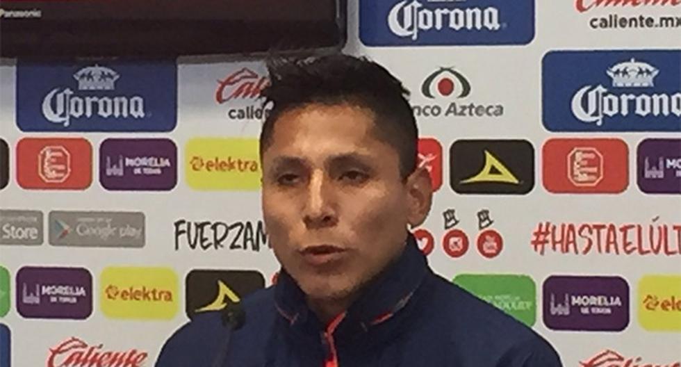 Raúl Ruidíaz, delantero de la Selección Peruana, habló de los últimos partidos de las Eliminatorias tras su regreso a México para concentrarse en el Morelia. (Foto: Twitter Monarcas Morelia)