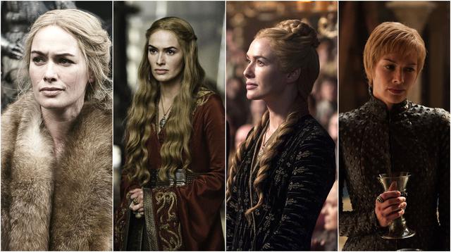 La evolución de Cersei Lannister en la serie. (Foto: Difusión)
