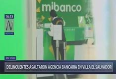 Lima: delincuentes asaltan agencia bancaria y se llevan S/ 40 mil