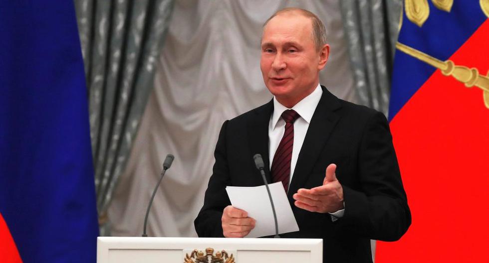 El presidente Vladimir Putin abrió la campaña electoral en Rusia en la que participa como candidato independiente y busca reelección. (Foto: EFE)