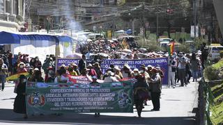 Bolivia: Marchas, plantones y bloqueos contra el “paquetazo de leyes”