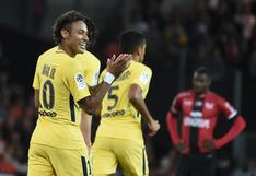 Con gol y asistencia de Neymar: PSG venció 3-0 Guingamp por la Liga de Francia