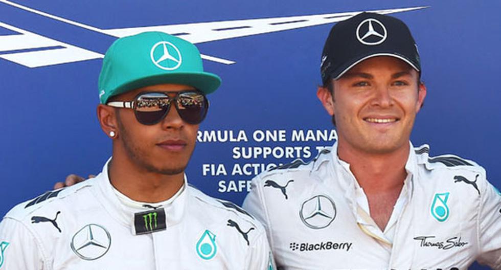 Lewis Hamilton y Nico Rosberg no tiene buena relación en la temporada 2015. (Foto: Difusión)