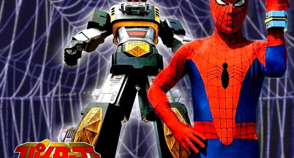 Spiderman junto a Leopardon al mismo estilo de los Power Rangers. (Foto: Difusión)