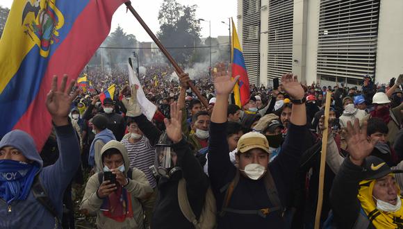 Diálogo entre Lenín Moreno y los manifestantes indígenas empezará el domingo en Quito, según la ONU. (Foto: AFP)