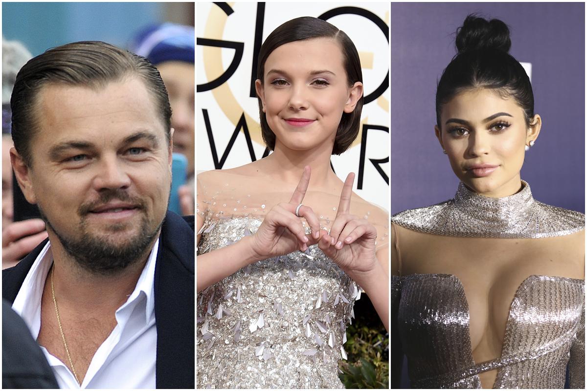 Leonardo DiCaprio, Millie Bobby Brown y Kyllie Jenner son algunas de las celebridades que han colaborado a la lucha contra el COVID-19. (Foto: Agencias)