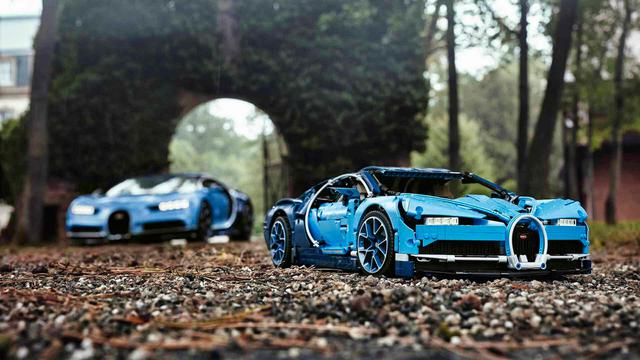 El juego de piezas armables del Bugatti Chiron tiene un precio de 420 euros. (Fotos: LEGO).