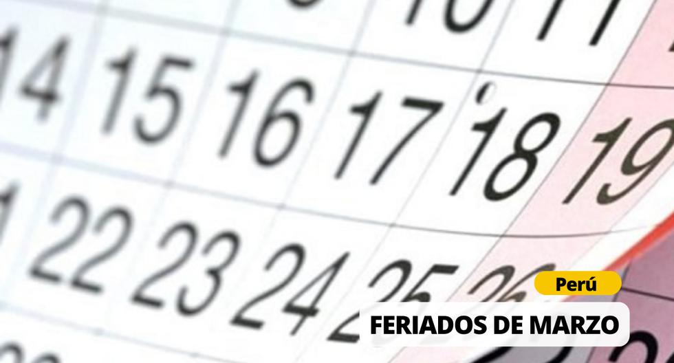 Feriados en marzo 2024: Cuáles serán los feriados y días no laborables por Semana Santa | Foto: Diseño EC