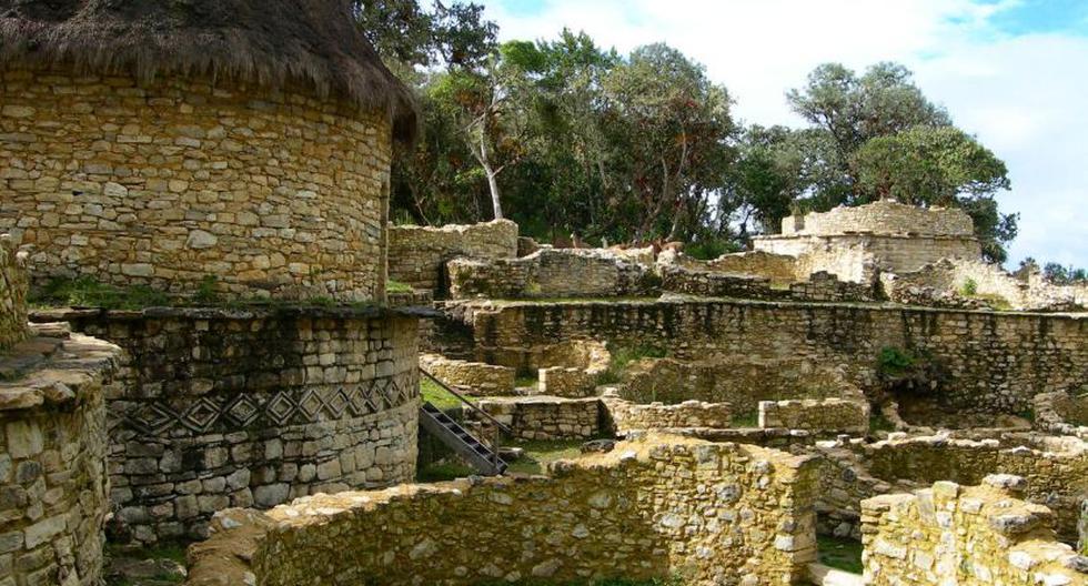 Vistar interior de la fortaleza de Kuélap. (Foto: Wikimedia)