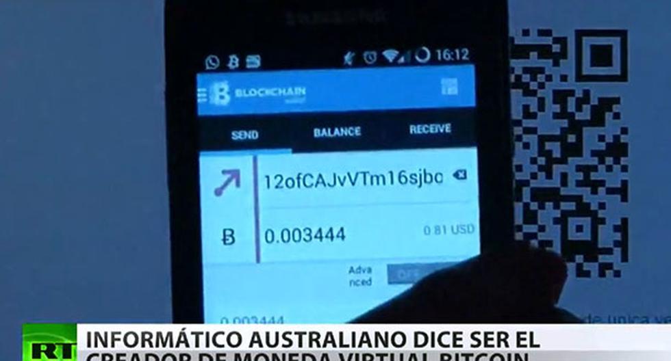 El australiano Craig Wright se identificó como el creador de bitcoin. (Foto: Captura RT en Español)