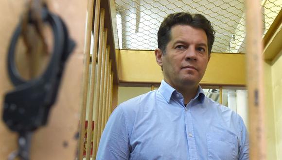 Rusia condena a  periodista ucraniano a 12 años de reclusión por espionaje. (Foto: AFP)
