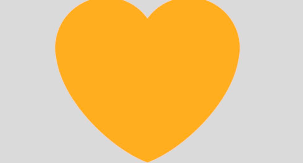 ¿Quieres saber qué significa el corazón naranja y en qué se diferencia de los demás que existen en WhatsApp? (Foto: Emojipedia)