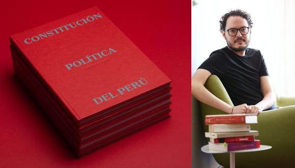 "Constitución Política del Perú", libro del poeta y filósofo Santiago Vera (Lima, 1987). (Fotos: Ana Lía Orézzoli/Alessandro Currarino)