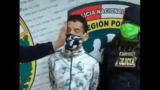 El Agustino: policía agredió con cachetadas a un detenido durante el interrogatorio [VIDEO]