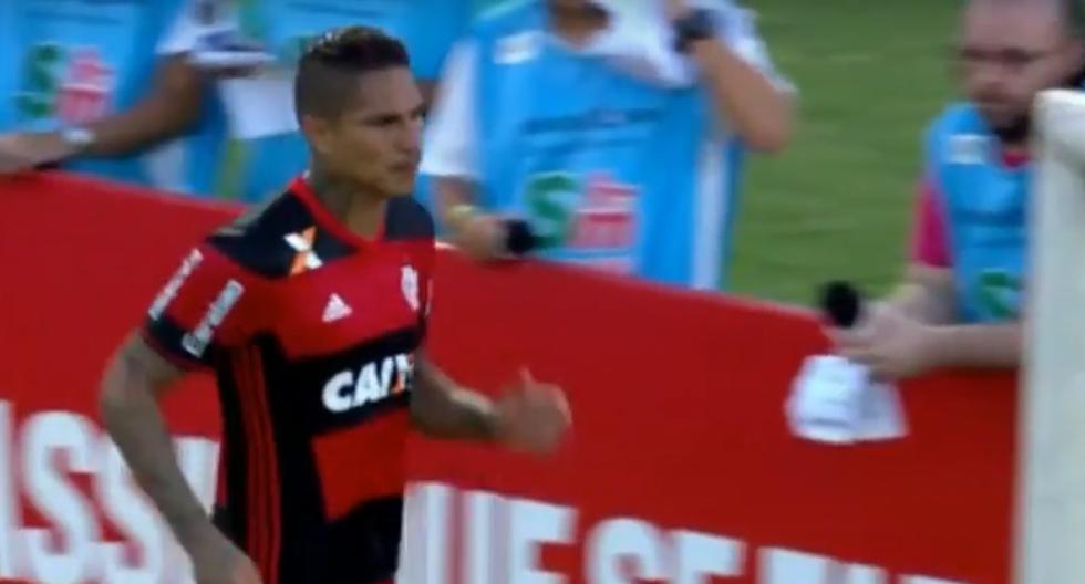 Paolo Guerrero volvió a marcar con la camiseta del Flamengo, esta vez en el Torneo Carioca. (Foto: Captura)