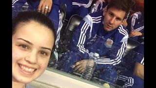 Messi en la NBA: la suerte de la joven que se sentó cerca de él