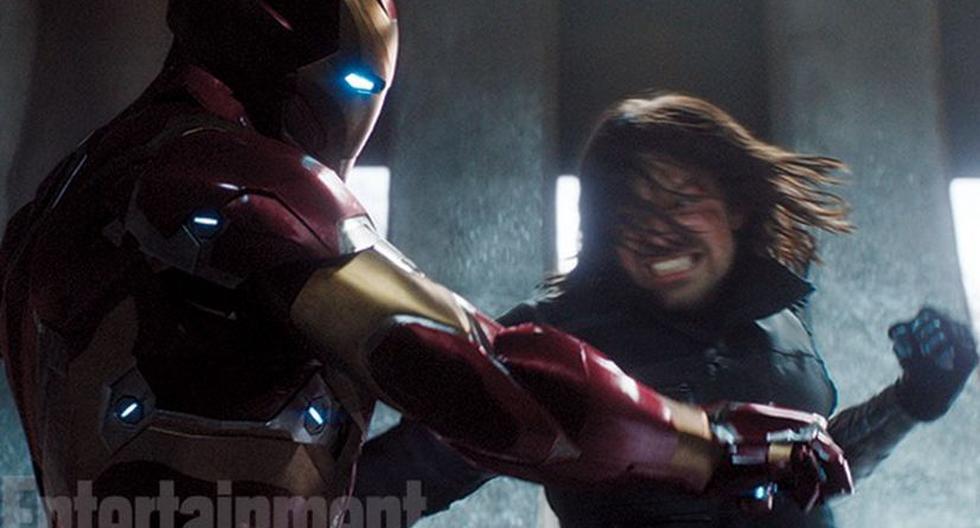 Robert Downey Jr. es Tony Stark / Iron Man y Sebastian Stan es Bucky Barnes / Winter Soldier en 'Captain America: Civil War' (Fo