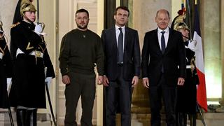 Zelensky ya se encuentra en París para reunirse con Macron y Scholz